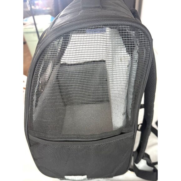 Kenneth Cole Reaction Black Pet Carrier Backpack- New No Tag - Picture 3 of 6